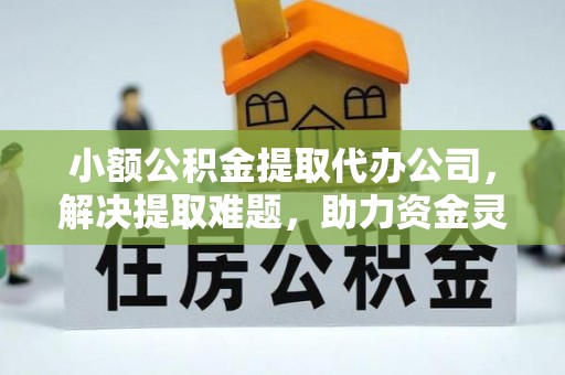 协助小额公积金提取代办公司，解决提取难题，助力资金灵活使用