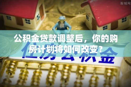协助公积金贷款调整后，你的购房计划将如何改变？