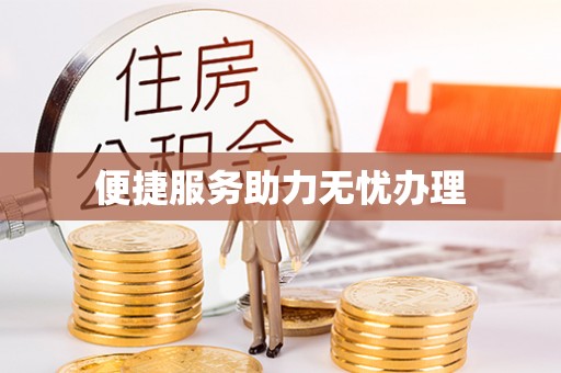 协助便捷服务助力无忧办理