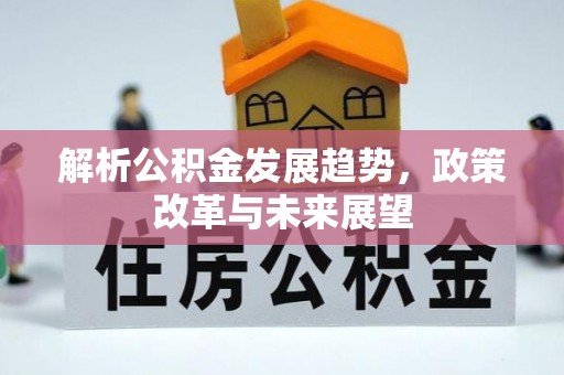 协助解析公积金发展趋势，政策改革与未来展望