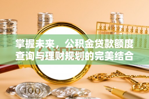 协助掌握未来，公积金贷款额度查询与理财规划的完美结合