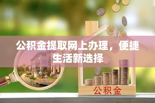 协助公积金提取网上办理，便捷生活新选择