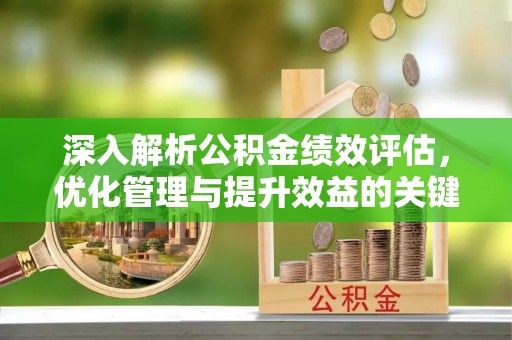 协助深入解析公积金绩效评估，优化管理与提升效益的关键路径