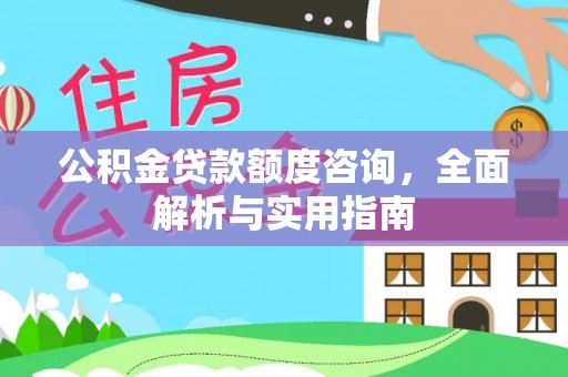 协助公积金贷款额度咨询，全面解析与实用指南